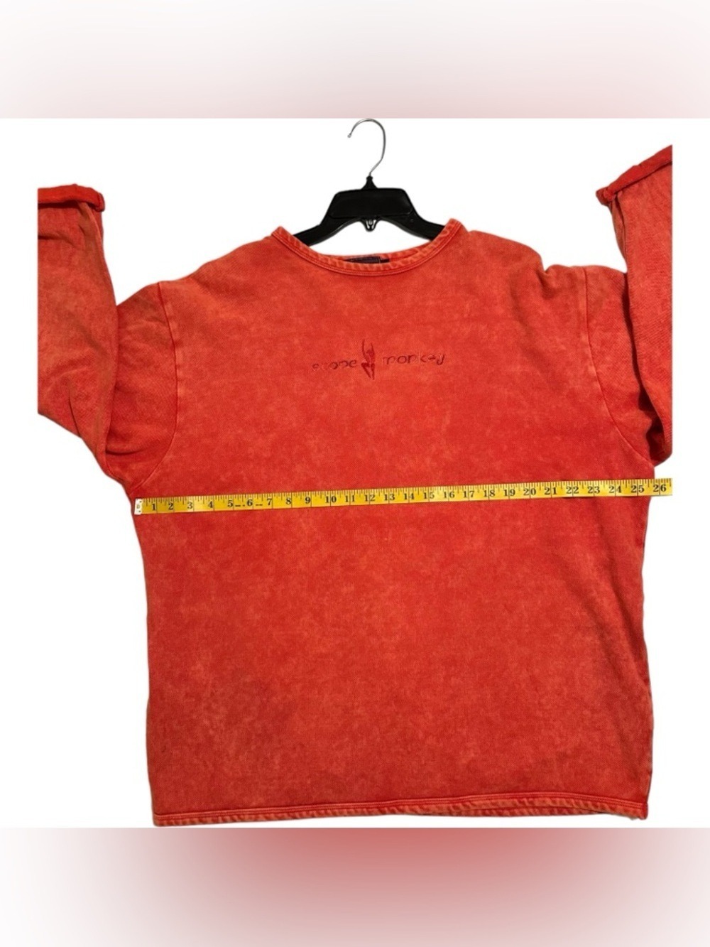 Stone Monkey Lightweight Sweatshirt Mens L/XL Burnt Orange Long Sleeve Crewneck - Picture 12 of 14